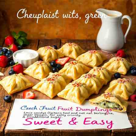 Czech Fruit Dumplings Recipe - Sweet & Easy